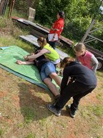2. místo v okresním kole Soutěže mladých zdravotníků