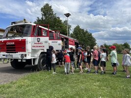 Návštěva hasičů a městské policie ve školní družině