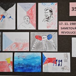 35. výročí Sametové revoluce ve výtvarné výchově