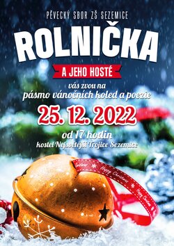 Pozvánka na koncert pěveckého sboru Rolnička