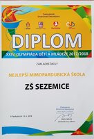 XXIV. OLYMPIÁDA DĚTÍ A MLÁDEŽE REGIONU PARDUBICE