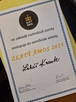 Úspěšná cesta anketou Zlatý Ámos